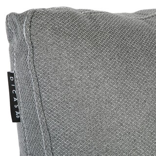 Foto 4 | Foto 4 | Set de Cojines Dicasa Niz Zita Gris Oscuro Cuadrados 4 Piezas