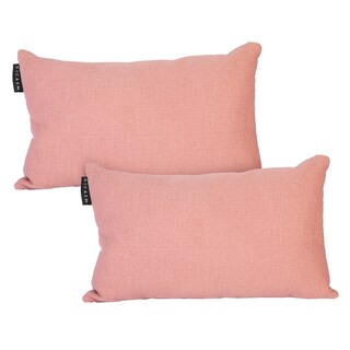 Foto 1 | Foto 1 | Cojín Riñonera Decorativa Dicasa Have Delta color Palo de Rosa Rectangular Set de 2