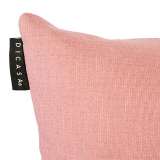Foto 4 | Foto 4 | Cojín Riñonera Decorativa Dicasa Have Delta color Palo de Rosa Rectangular Set de 2