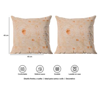 Foto 4 | Foto 4 | Cojín Reversible Providencia Tortilla de Harina color Beige