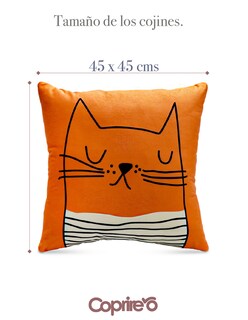 Foto 5 | Foto 5 | Cojines Decorativos 45 x 45 Cm Cierre Oculto y Funda Interna 3 Piezas