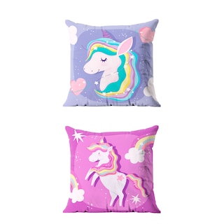 Foto 2 | Foto 2 | Cojín Reversible Providencia Unicornio Estrellas Multicolor 1 Pieza