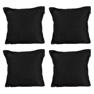 Foto 1 | Foto 1 | Set de 4 Cojines Dicasa Kappa Color Negro Cuadrado