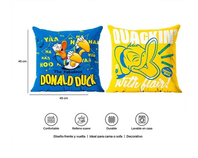 Foto 4 | Foto 4 | Cojín Providencia Donald Duck Reversible