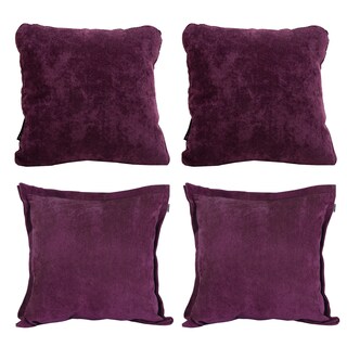 Foto 1 | Foto 1 | Set de 4 Cojines Decorativos Velvet Kappa Zita Morado