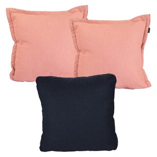 Foto 1 | Foto 1 | Set de 3 Cojines Decorativos Dicasa 2 Kappa Rosa + 1 Zita Azul