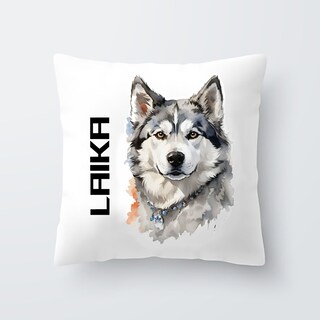 Foto 2 | Foto 2 | Cojin Decorativo De Tu Mascota Husky Suave Perosnaliza Nombre
