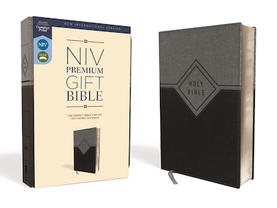 Foto 1 | Foto 1 | Bible Zondervan Niv Premium Gift, Piel Suave, Negro Y Gris - Venta Internacional.