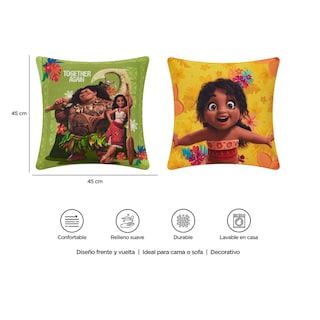 Foto 8 | Foto 8 | Cojín Reversible Moana Again