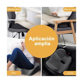 Foto 3 | Foto 3 | Cojín De Asiento De Coche Y Almohada De Soporte Eo Safe Imports Esi-17531 Gris