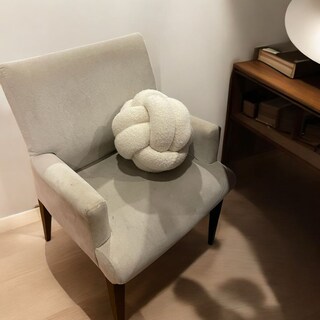 Foto 3 | Foto 3 | Cojín De Bola 50cm Diametro Suave Hueso Decorativo Recámara Sala