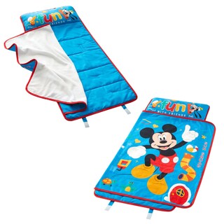 Foto 4 | Foto 4 | Alfombrilla Acolchada Para Niños Pequeños Con Diseño De Mickey Mouse De Disney, Con Manta Y Almohada - Venta Internacional.