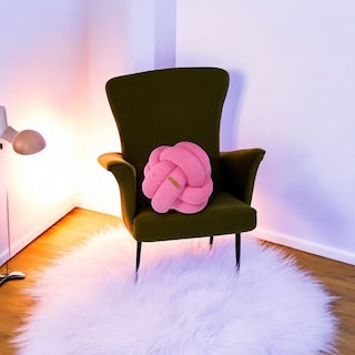 Foto 2 | Foto 2 | Cojin Almohada Decorativo Hogar Rosa Fuerte Sala Recamara