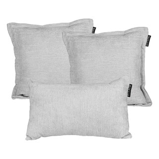 Foto 1 | Foto 1 | Set De 3 Cojines Decorativos Dicasa 2 Kappa + 1 Delta Color Gris Plata