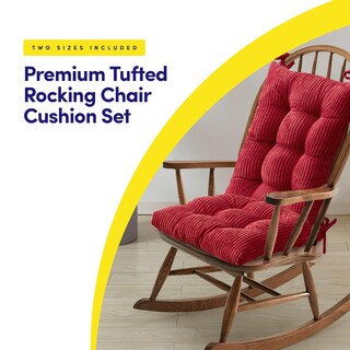 Foto 2 | Foto 2 | Juego De Cojines Para Mecedora Sweet Home Collection Velvet Red - Venta Internacional.