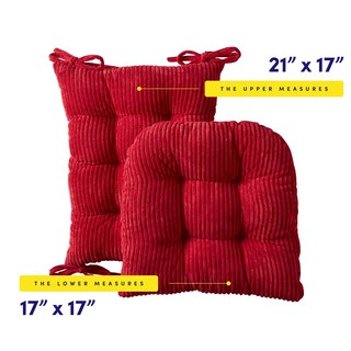 Foto 3 | Foto 3 | Juego De Cojines Para Mecedora Sweet Home Collection Velvet Red - Venta Internacional.