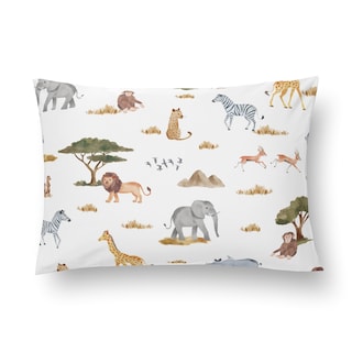 Foto 1 | Foto 1 | Almohada Para Niños Pequeños Sweet Jojo Designs Jungle Animals, 33 X 46 Cm - Venta Internacional.