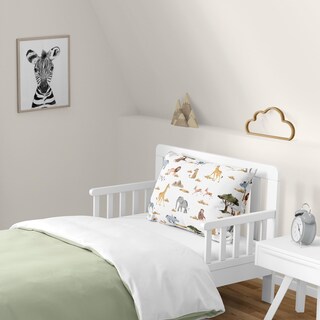 Foto 2 | Foto 2 | Almohada Para Niños Pequeños Sweet Jojo Designs Jungle Animals, 33 X 46 Cm - Venta Internacional.