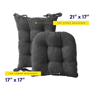 Foto 3 | Foto 3 | Juego De Cojines Para Mecedora Sweet Home Collection, Terciopelo Gris - Venta Internacional.