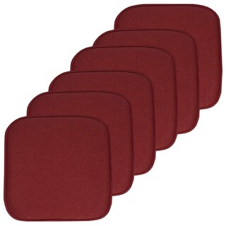 Foto 1 | Foto 1 | Cojín Para Silla Sweet Home Collection, Espuma Viscoelástica, Paquete De 6 Unidades, Color Vino - Venta Internacional.