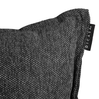 Foto 3 | Foto 3 | Set De 3 Cojines Decorativos Dicasa 2 Kappa + 1 Delta Gris Oscuro