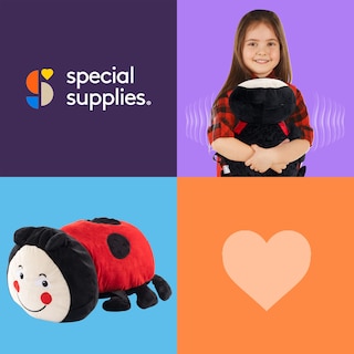 Foto 6 | Foto 6 | Almohada Sensorial Vibratoria Con Suministros Especiales Ladybug Para Niños - Venta Internacional.