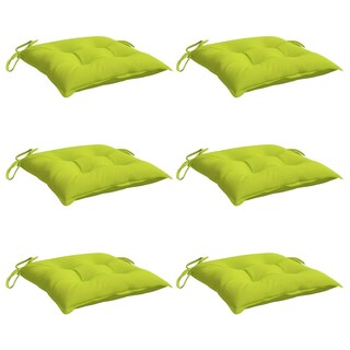 Foto 1 | Foto 1 | Cojines Para Silla Vidaxl Tela Verde Brillante 40 X 40 X 7 Cm 6 Unidades - Venta Internacional.
