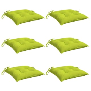 Foto 4 | Foto 4 | Cojines Para Silla Vidaxl Tela Verde Brillante 40 X 40 X 7 Cm 6 Unidades - Venta Internacional.