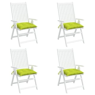 Foto 5 | Foto 5 | Cojines Para Silla Vidaxl Tela Verde Brillante 40 X 40 X 7 Cm 6 Unidades - Venta Internacional.