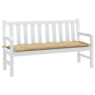 Foto 2 | Foto 2 | Cojín Vidaxl Para Banco De Jardín Antideslizante Color Beige 150 X 50 X 7 Cm - Venta Internacional.