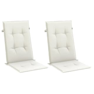 Foto 1 | Foto 1 | Cojines Para Sillas Vidaxl Exteriores E Interiores Con Respaldo Alto Crema Melange - Venta Internacional.