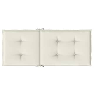 Foto 7 | Foto 7 | Cojines Para Sillas Vidaxl Exteriores E Interiores Con Respaldo Alto Crema Melange - Venta Internacional.