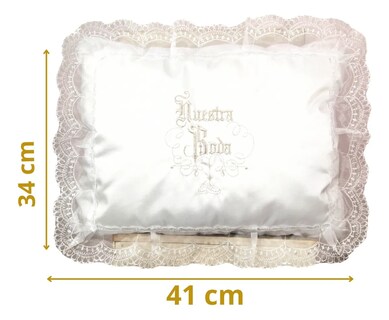 Foto 2 | Foto 2 | Cojines Boda Matrimonio Hincarse Colonial + Incluyen Caja Barroco