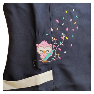 Foto 3 | Foto 3 | Delantal Wiltex Con Diseño De Búho Azul Marino Para Educadores - Venta Internacional.