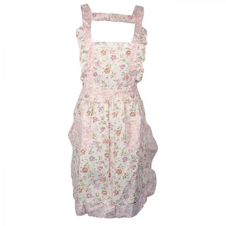 Foto 2 | Foto 2 | Vestido Tipo Delantal Para Mujer Cocina Hogareña Babero Con Forma De Flor - Venta Internacional.