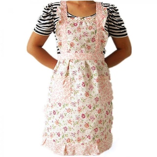 Foto 4 | Foto 4 | Vestido Tipo Delantal Para Mujer Cocina Hogareña Babero Con Forma De Flor - Venta Internacional.