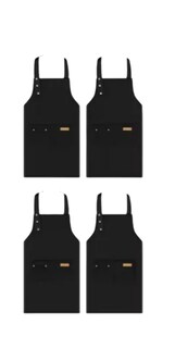 Foto 1 | Foto 1 | Juego De 4 Delantales De Cocina Xtellar Ajustables E Impermeables De Alta Calidad