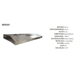 Foto 2 | Foto 2 | Campana Genérico De Pared Maxims Hf8101 WA Color Blanco