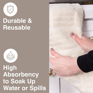 Foto 3 | Foto 3 | Paños De Cocina Totalmente Revestidos, Sólidos, Muy Absorbentes, 100% Algodón - Venta Internacional.