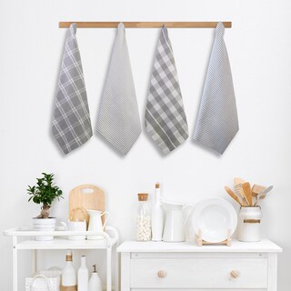 Foto 4 | Foto 4 | Juego De Paños De Cocina Lane Linen, Paquete De 4 Platos De Algodón, 18 X 28 Cm - Venta Internacional.