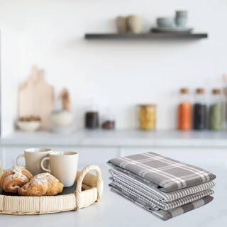 Foto 7 | Foto 7 | Juego De Paños De Cocina Lane Linen, Paquete De 4 Platos De Algodón, 18 X 28 Cm - Venta Internacional.