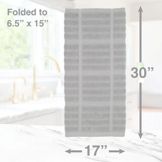 Foto 5 | Foto 5 | Toalla De Cocina Totalmente Revestida, Sólida, Muy Absorbente, 100% Algodón - Venta Internacional.