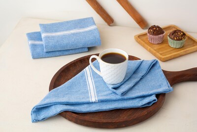 Foto 3 | Foto 3 | Juego De 6 Paños De Cocina Lane Linen, 100% Algodón, Color Índigo, 14 X 25 Cm - Venta Internacional.