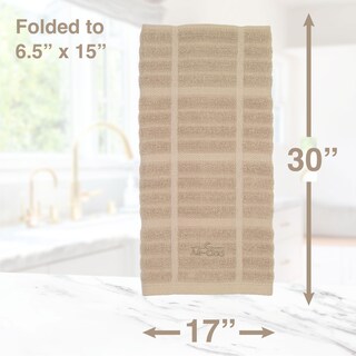 Foto 5 | Foto 5 | Toalla De Cocina Totalmente Revestida, Sólida, Muy Absorbente, 100% Algodón - Venta Internacional.