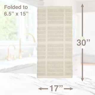 Foto 5 | Foto 5 | Toalla De Cocina Totalmente Revestida, Sólida, Muy Absorbente, 100% Algodón - Venta Internacional.