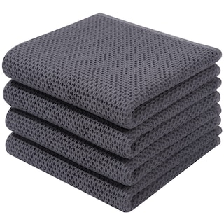 Foto 1 | Foto 1 | Paños De Cocina Homaxy Waffle Weave, 100% Algodón, Paquete De 4 - Venta Internacional.
