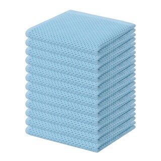Foto 1 | Foto 1 | Paños De Cocina Kitinjoy, 100% Algodón, 30 X 30 Cm, Azul Cielo, Paquete De 12 - Venta Internacional.