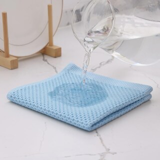 Foto 2 | Foto 2 | Paños De Cocina Kitinjoy, 100% Algodón, 30 X 30 Cm, Azul Cielo, Paquete De 12 - Venta Internacional.