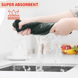 Foto 3 | Foto 3 | Toallas De Cocina Kitinjoy Waffle Weave 100% Algodón, Paquete De 6 - Venta Internacional.