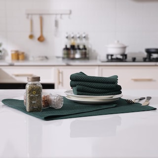 Foto 5 | Foto 5 | Toallas De Cocina Kitinjoy Waffle Weave 100% Algodón, Paquete De 6 - Venta Internacional.